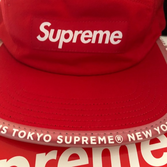 Supreme Worldwide Visor Tape Camp Cap